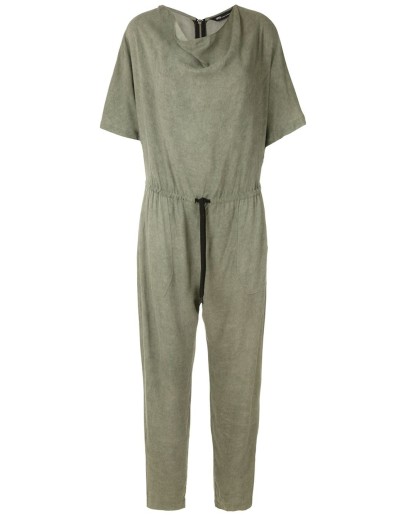 Fiji draped-neck jumpsuit