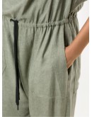 Fiji draped-neck jumpsuit