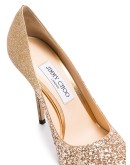 Love 100mm glittered leather pumps