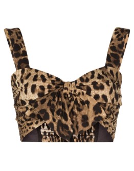 leopard print croptop
