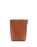 Gate perforated leather tote bag