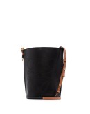 Gate perforated leather tote bag