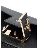 Saffiano emblem shoulder bag