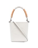 logo-debossed bucket bag