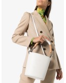 logo-debossed bucket bag