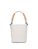 logo-debossed bucket bag
