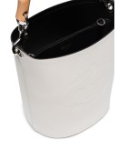 logo-debossed bucket bag