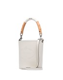 logo-debossed bucket bag