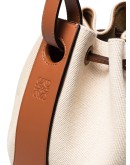 cream balloon bucket bag