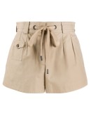 high-rise tie-waist shorts