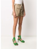 high-rise tie-waist shorts