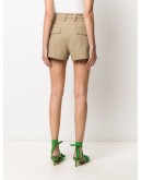 high-rise tie-waist shorts