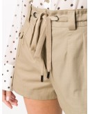 high-rise tie-waist shorts