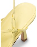 75mm snakeskin-effect slingback sandals