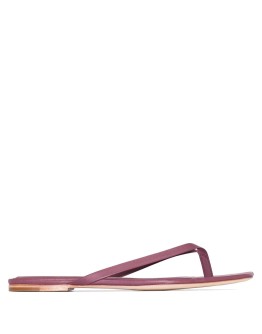 square-toe flip-flop sandals