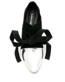 cap toe tied pumps
