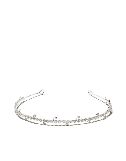 18kt white gold diamond Le Jardin Tiara