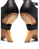 No.13 105 wedge leather sandals