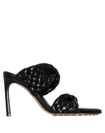 BV Curve 100mm leather sandals 