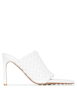 Intrecciato strap 95mm mules