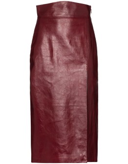 leather pencil skirt