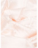 logo-print silk scarf