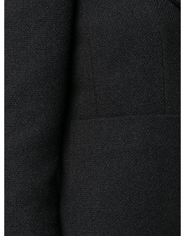 three-quarter-length sleeve bouclé blazer