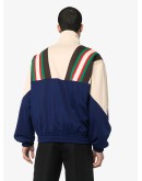 zip-up striped track jacket