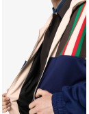 zip-up striped track jacket