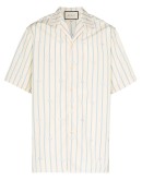 GG-print bowling shirt