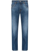 slim-leg cropped jeans