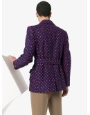 GG polka-dot belted jacket
