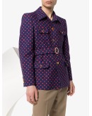 GG polka-dot belted jacket