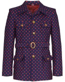 GG polka-dot belted jacket