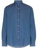 button-down denim shirt