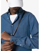 button-down denim shirt