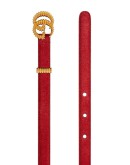 Double G suede belt