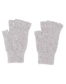fingerless fine knit gloves