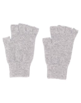 fingerless fine knit gloves