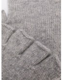 fingerless fine knit gloves