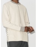 lace-up detail sweatshirt
