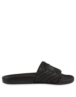 Double G matelassé slides
