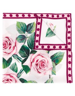 rose print scarf