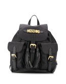 logo tassel backpack
