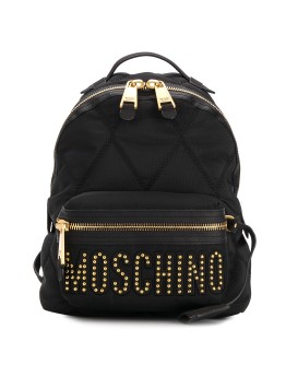 studded logo backpack