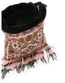 beaded bucket bag