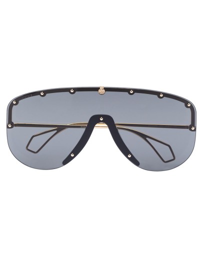 mask-frame tinted sunglasses