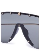 mask-frame tinted sunglasses