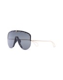 mask-frame tinted sunglasses
