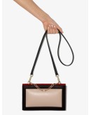 Zabuton leather shoulder bag